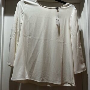 Elegant Cream Women's Top
